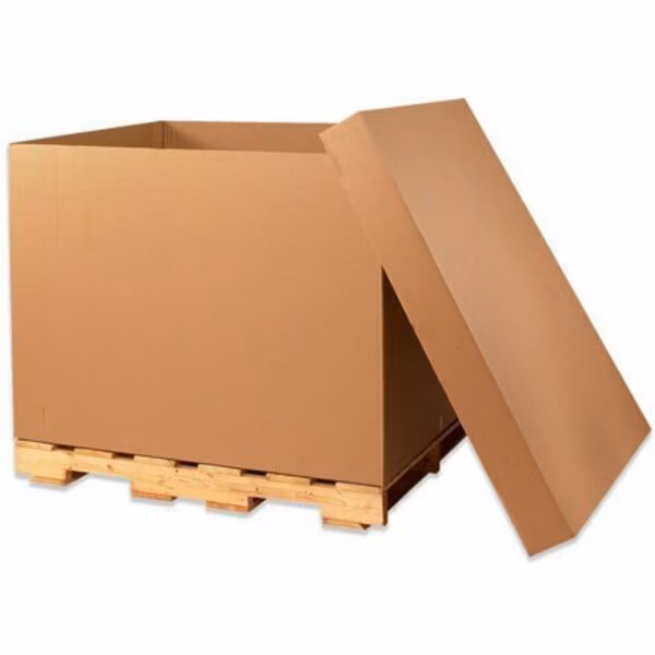 Corrugated Boxes, 48 in Inside Lg, 48 in Inside W, 36 in Inside H, 5 PK